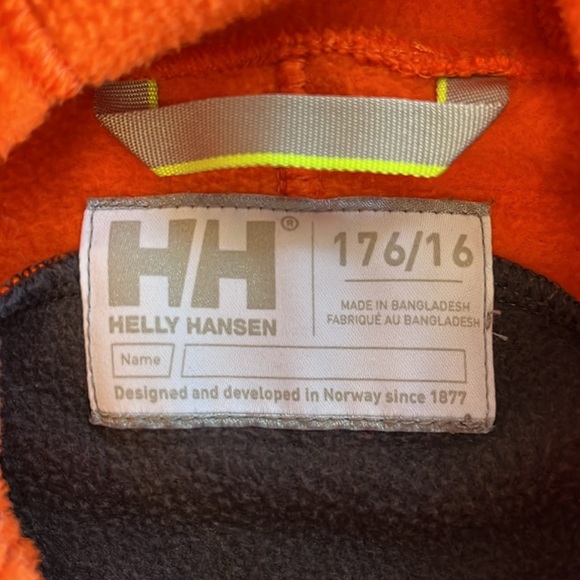 Helly Hansen light fleece hoodie size 16yrs - Picture 3 of 3
